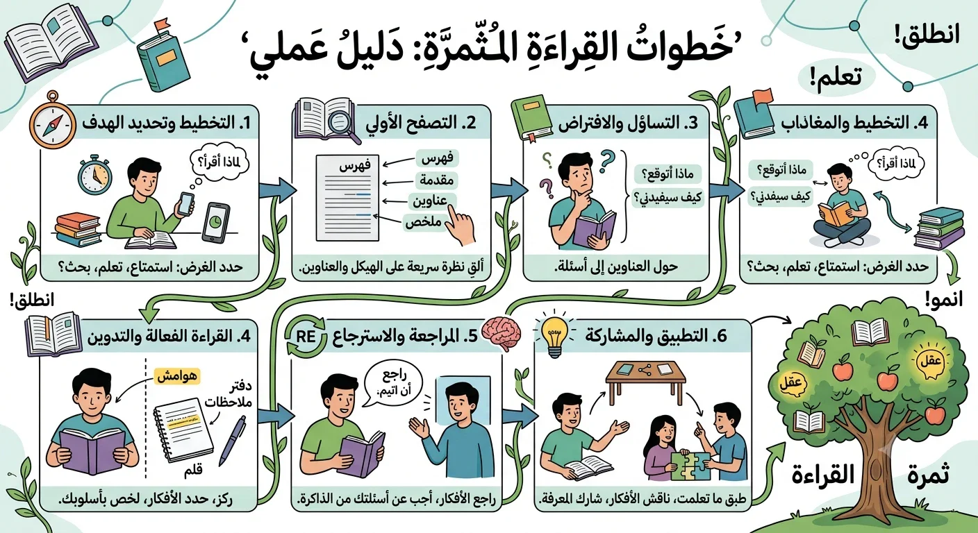 image about خطوات بسيطة تجعل القراءة عادتك اليومية المُفضلة (دليل عملي)