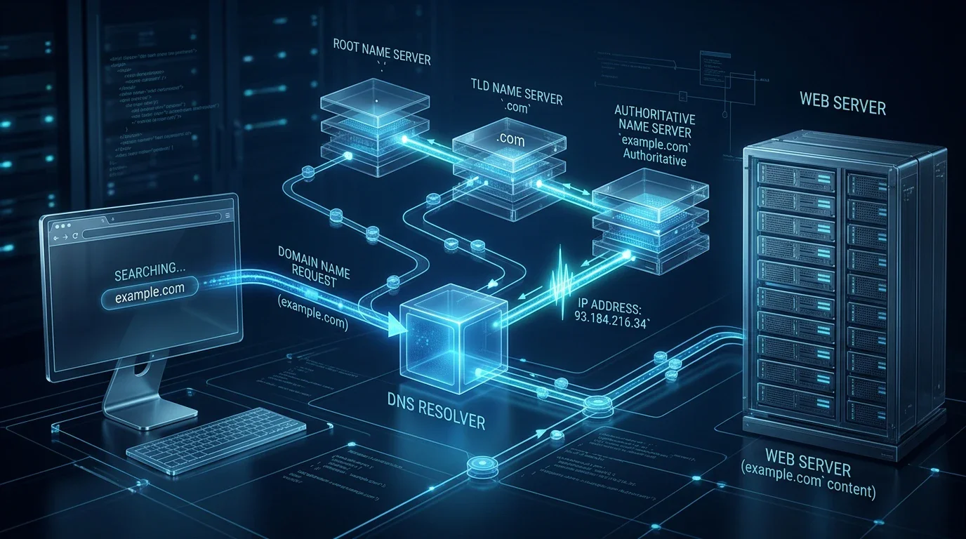 image about ما هو DNS؟ كيف يجد جهازك الموقع الذي تريد زيارته؟