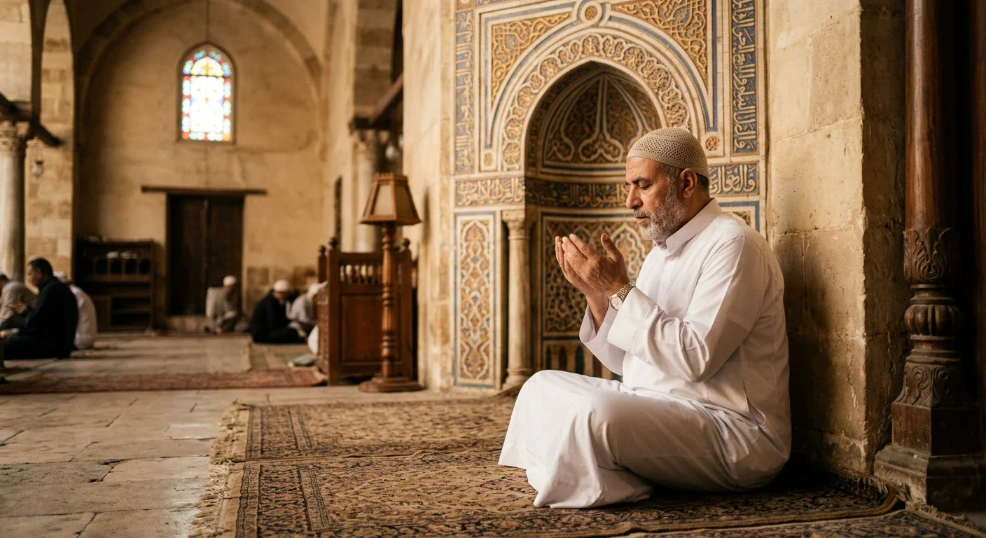 image about بين جدران المسجد: كيف يُعالج الاعتكاف الإرهاق النفسي؟