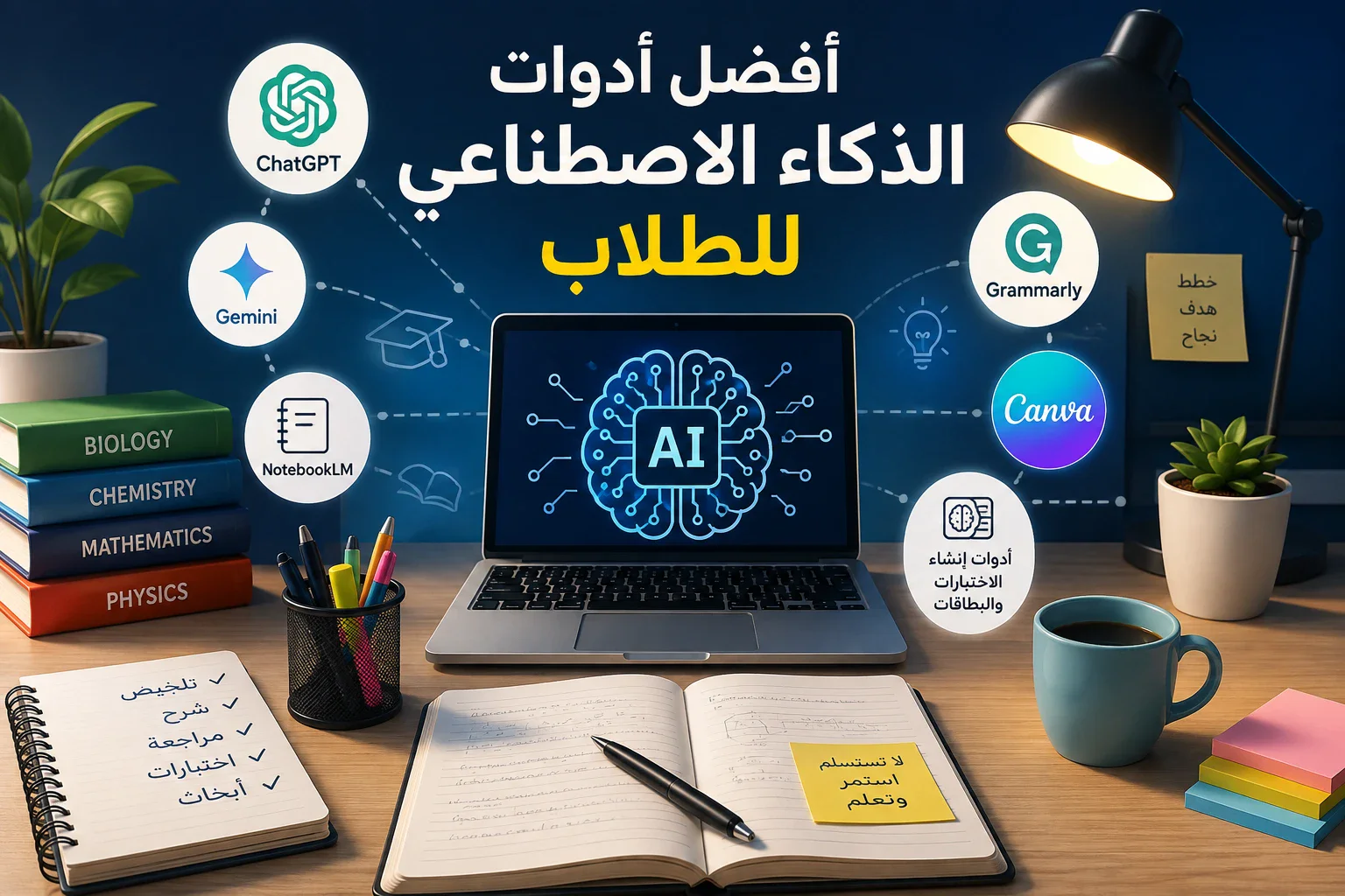 image about أفضل أدوات الذكاء الاصطناعي للطلاب في 2026