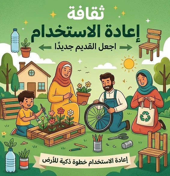 image about ثقافة إعادة الاستخدام قبل إعادة التدوير