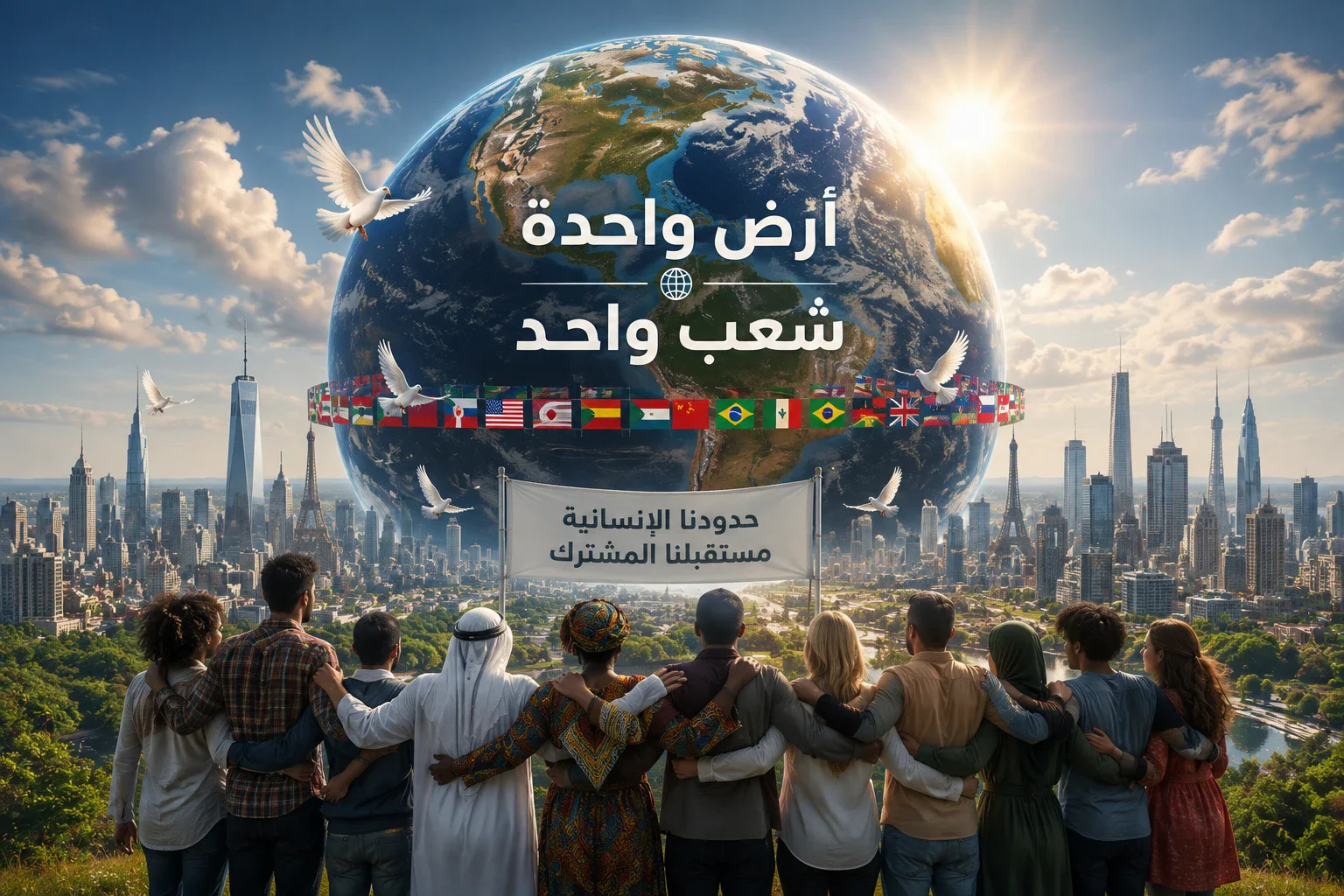 image about ماذا سيحدث لو إختفت الدول وأصبحت الأرض دوله واحده؟ 