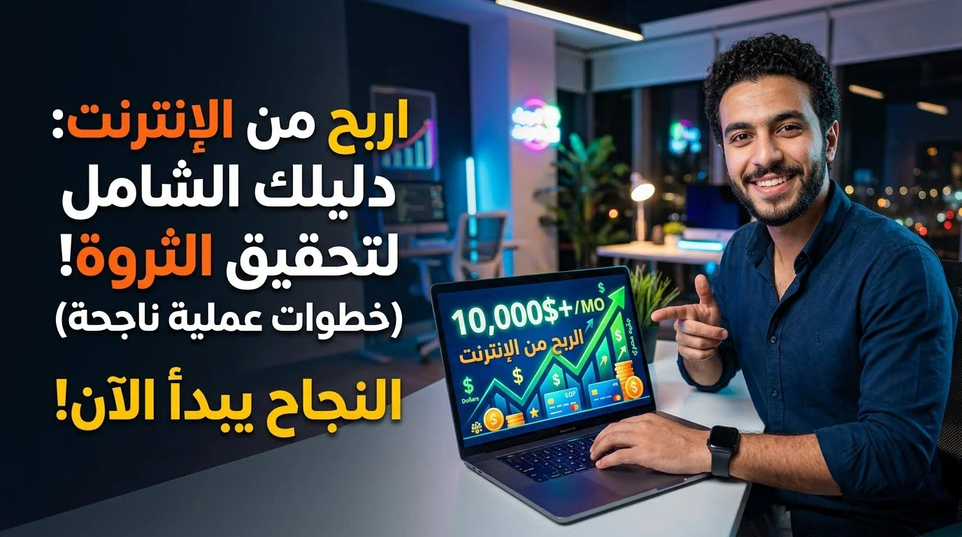 image about الربح من الإنترنت: إزاي تبدأ وتكسب فلوس من الصفر؟