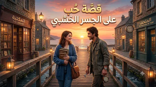 image about على الجسر الخشبي