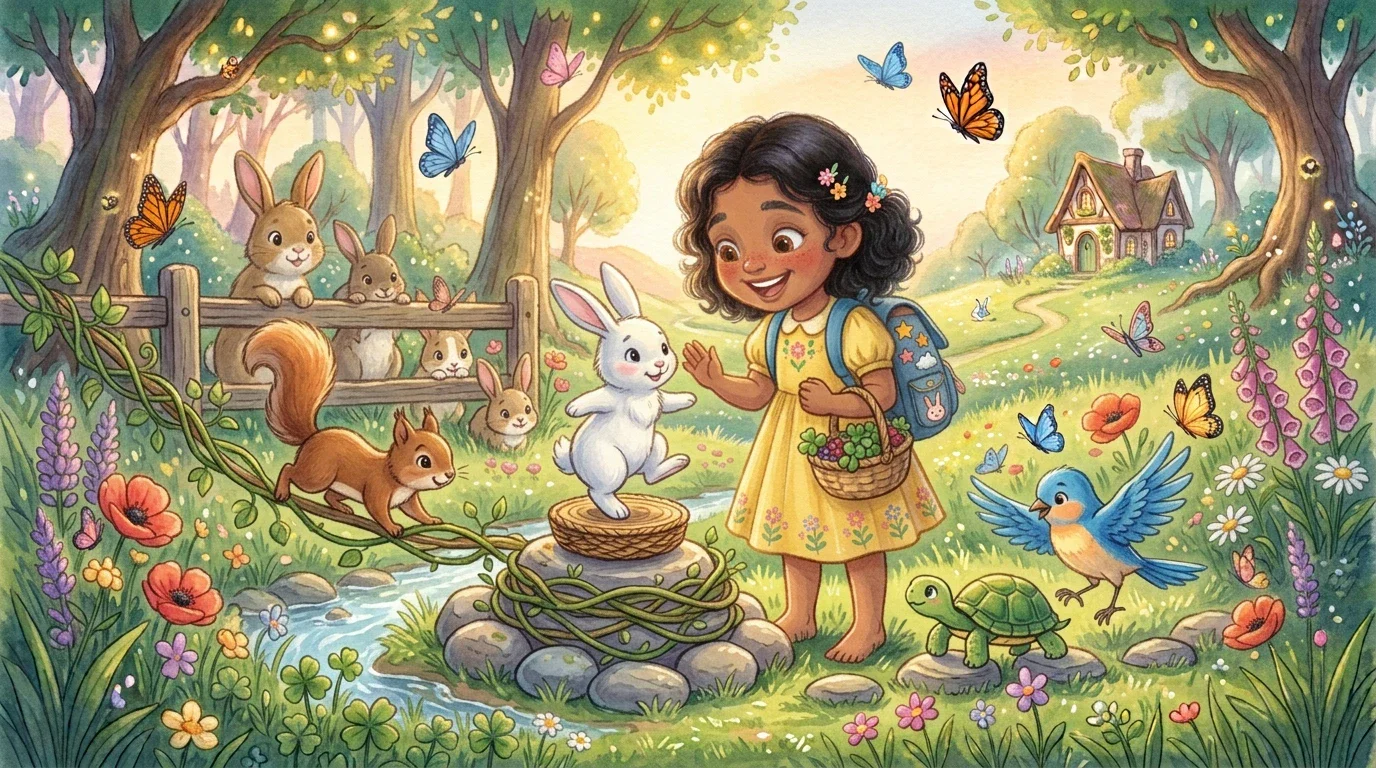 image about 🐰 ليلى والأرنب الذي لا يستطيع القفز