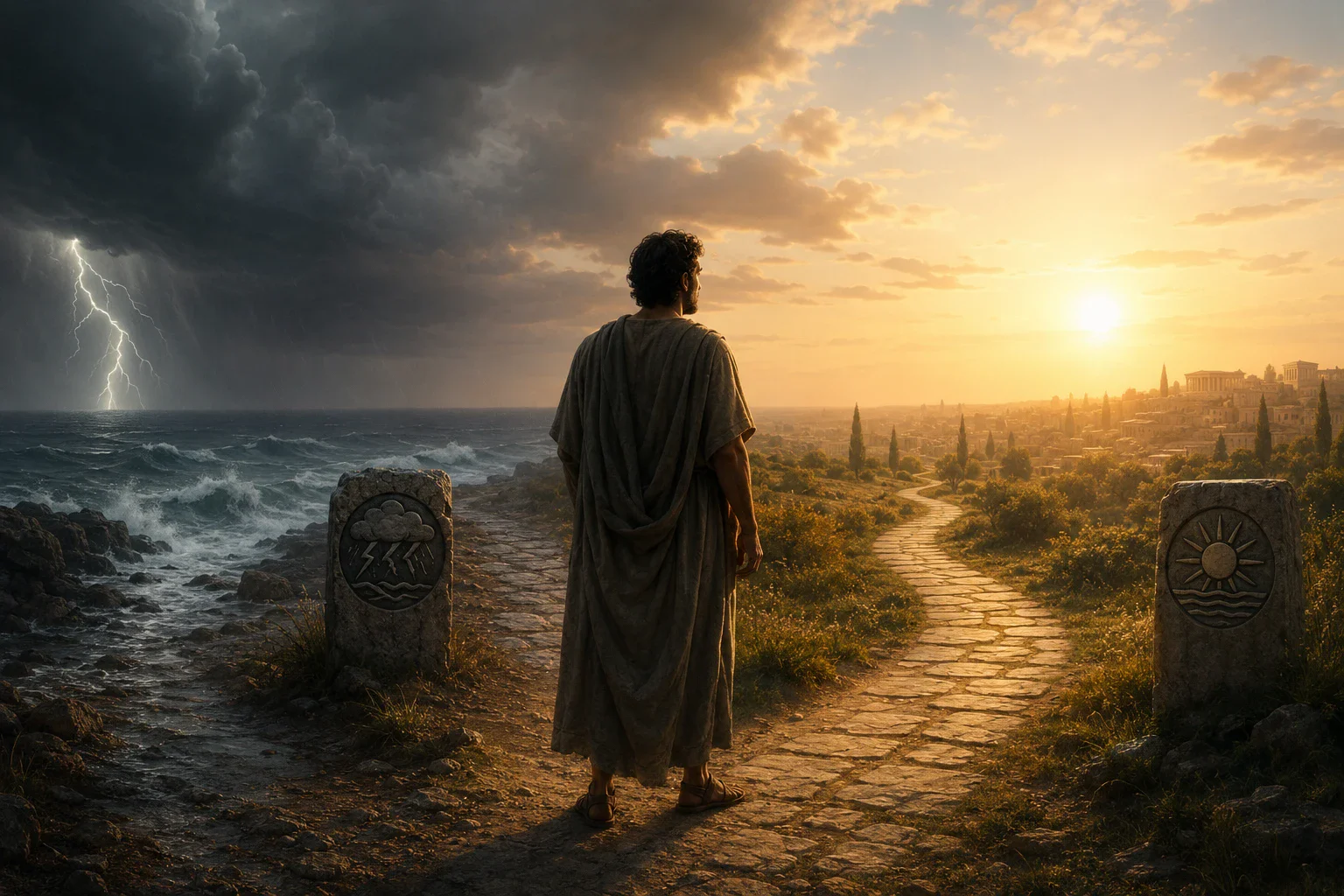 image about ماذا علّمنا الرواقيون عن التحكم في الحياة؟ عندما نتوقف عن محاولة السيطرة على ما لا نملك