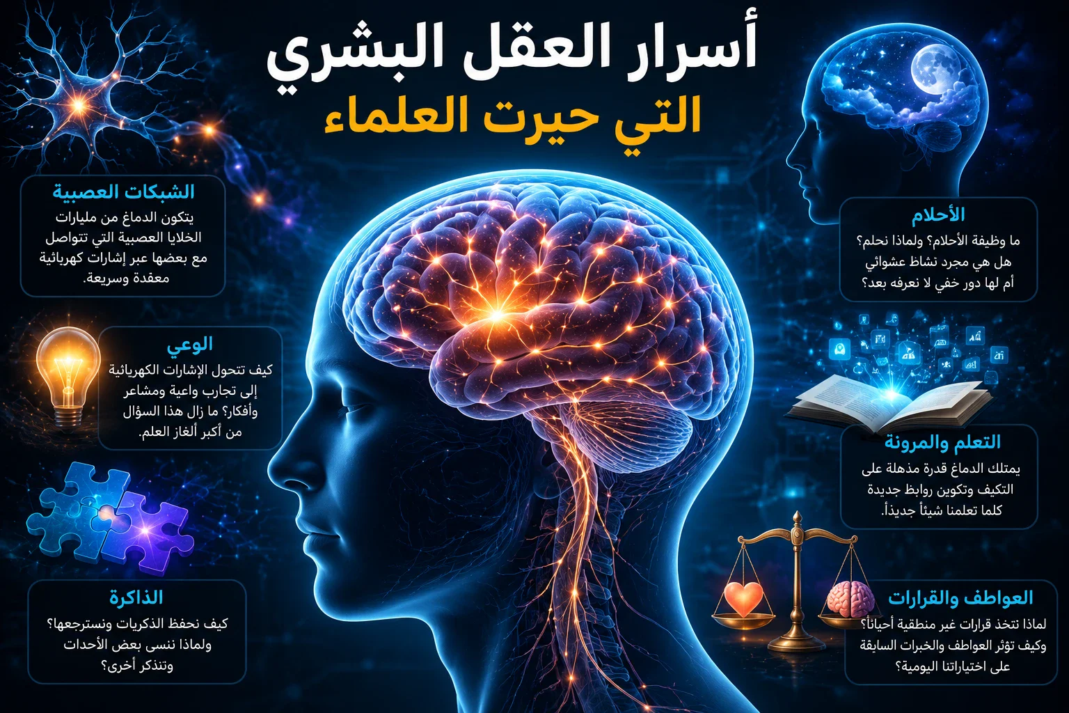 image about أسرار العقل البشري التي حيرت العلماء