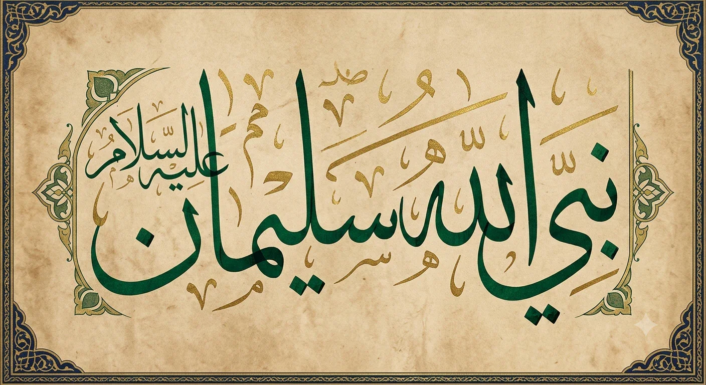 image about قصة نبي الله سليمان عليه السلام  