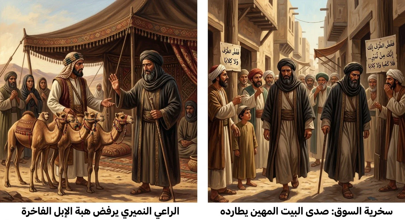 image about قصة الراعي النميري: البيت الذي أهدم مجداً وأسقط شاعراً