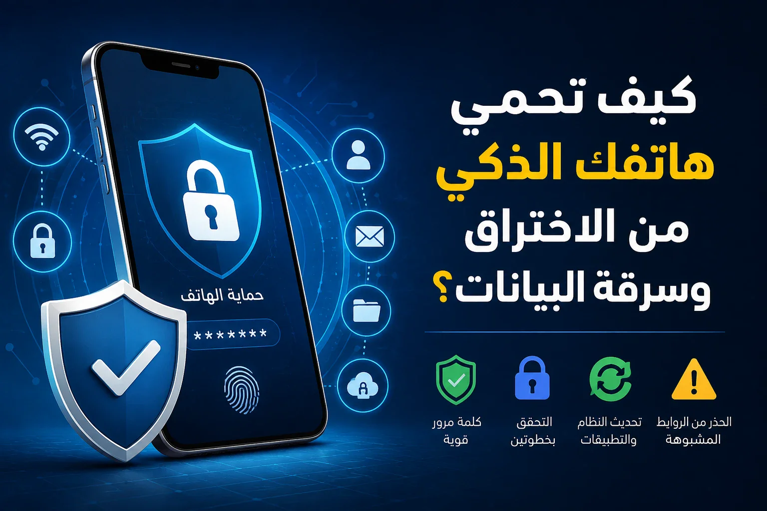 image about كيف تحمي هاتفك الذكي من الاختراق وسرقة البيانات؟