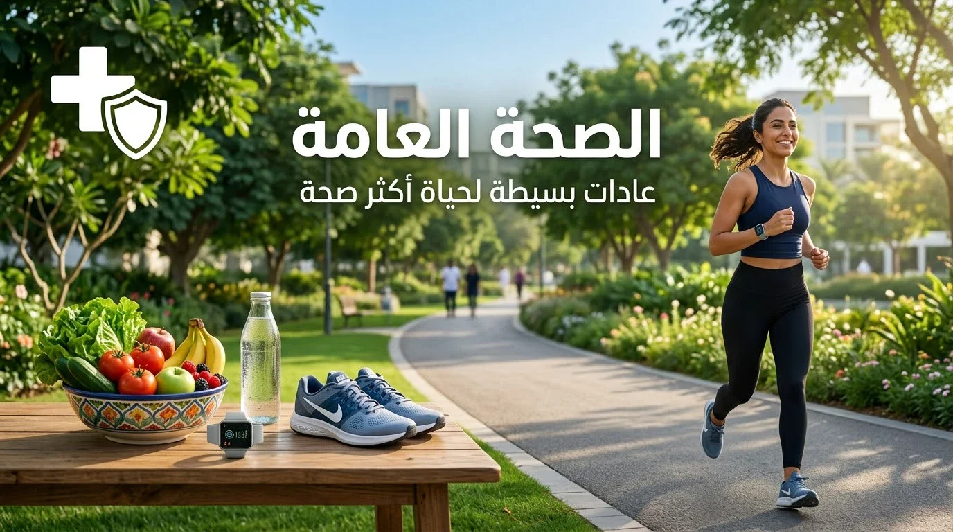 image about 🩺 الصحة العامة: عادات بسيطة تحافظ على جسمك وعقلك وتقيك من المشكلات الصحية