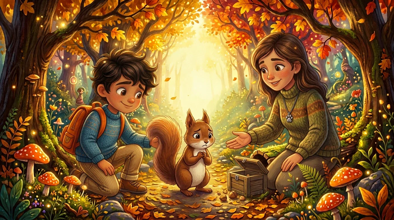 image about 🐿️ سليم والسنجاب الذي أخفى الحقيقة