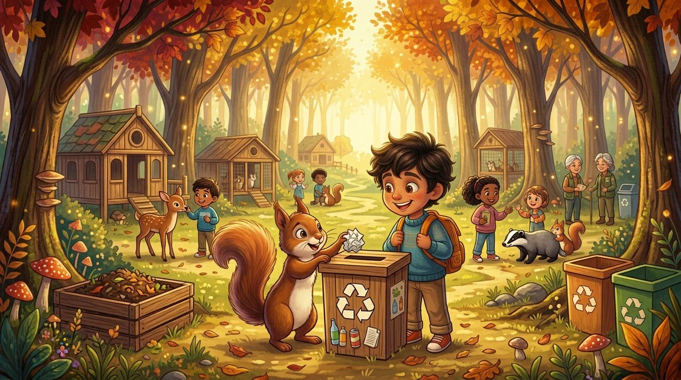 image about 🐿️ سليم والسنجاب الذي أخفى الحقيقة