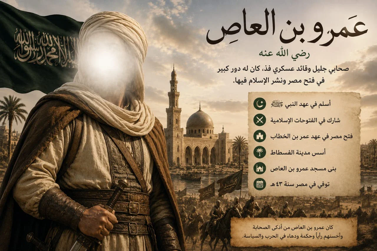 image about نبذه تاريخيه عن عمرو بن العاص