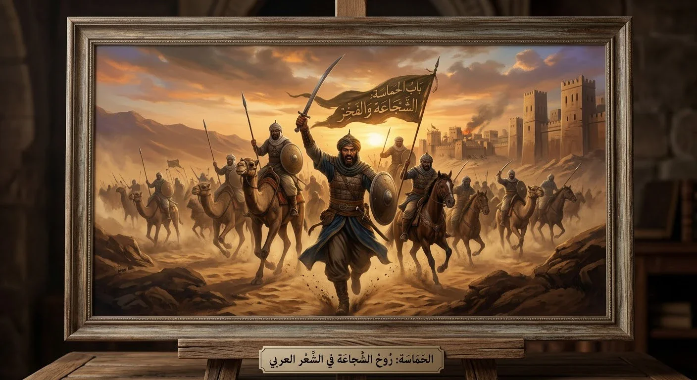 image about أبو تمام وديوانه الحماسة: رحلة في أعماق العبقرية الشعرية والذوق الأدبي