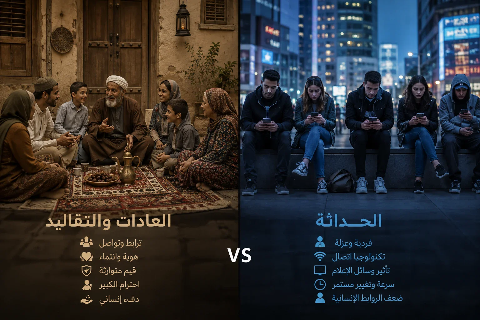 image about بين الحداثة والعادات والتقاليد 
