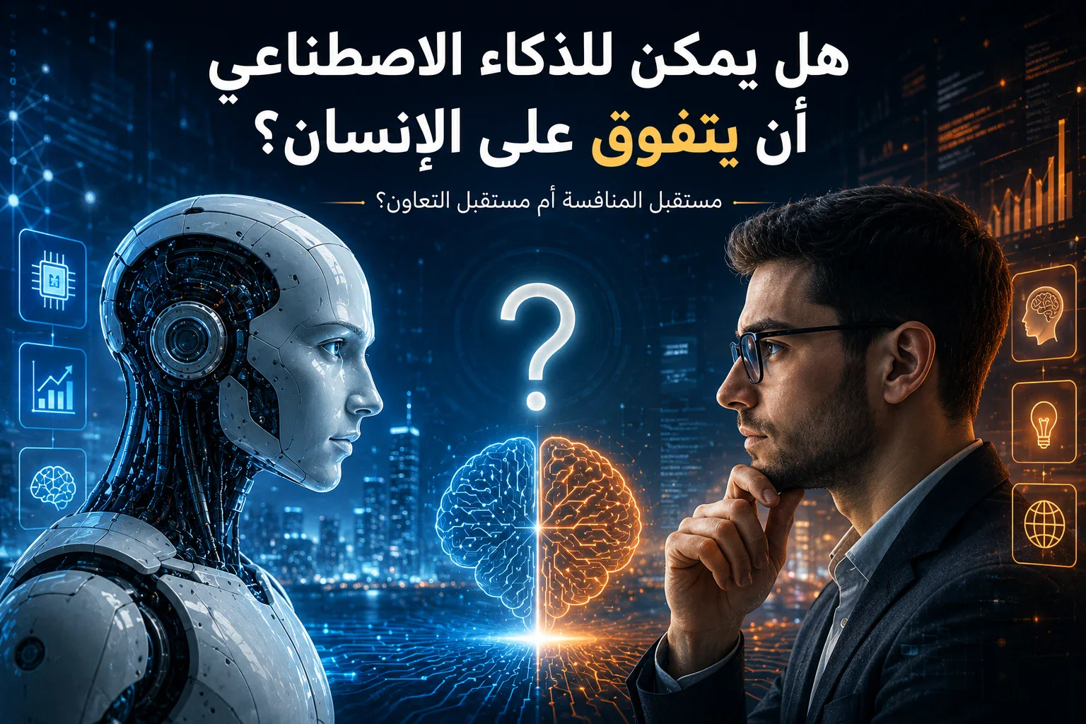 image about هل يمكن للذكاء الاصطناعي أن يتفوق على الإنسان؟