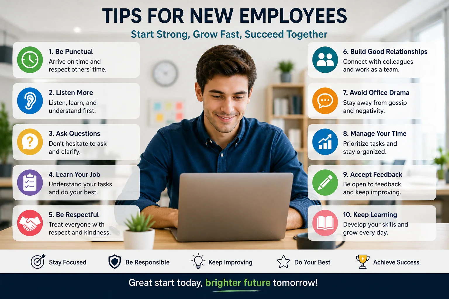 image about Important Tips for New Employees