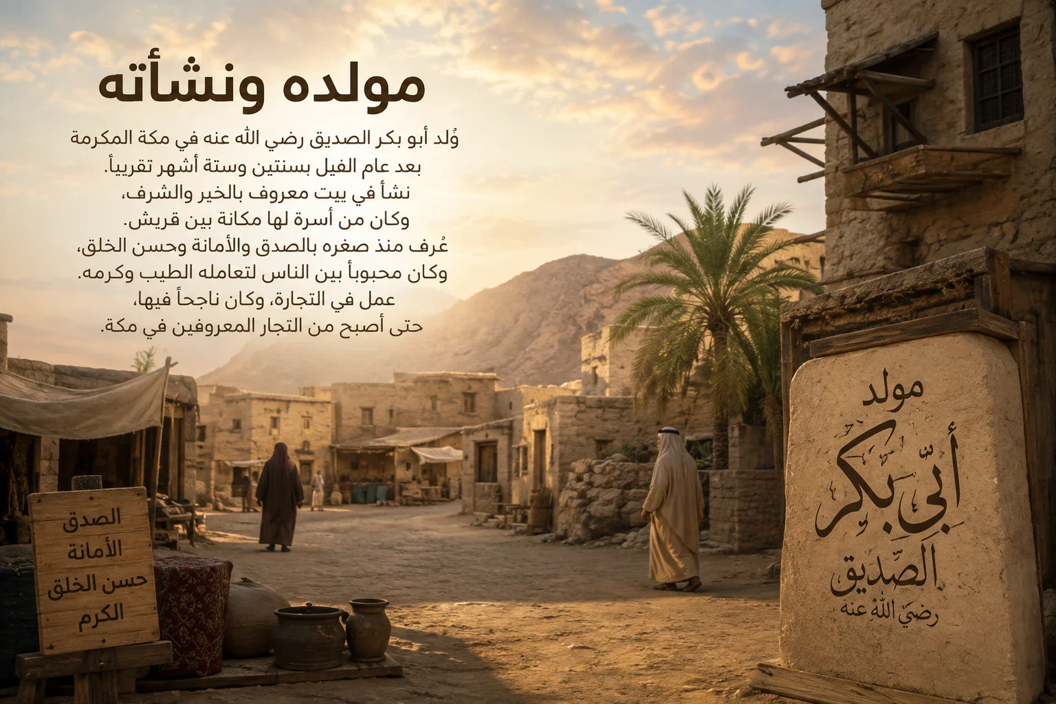 image about قصة أبي بكر الصديق رضي الله عنه