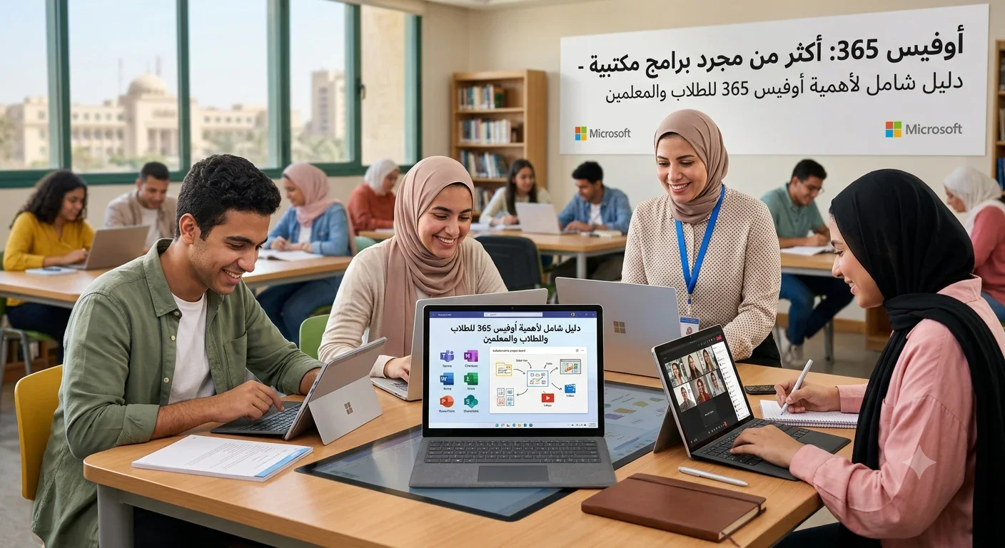 image about أكثر من مجرد برامج مكتبية: دليل شامل لأهمية أوفيس 365 للطلاب والمعلمين