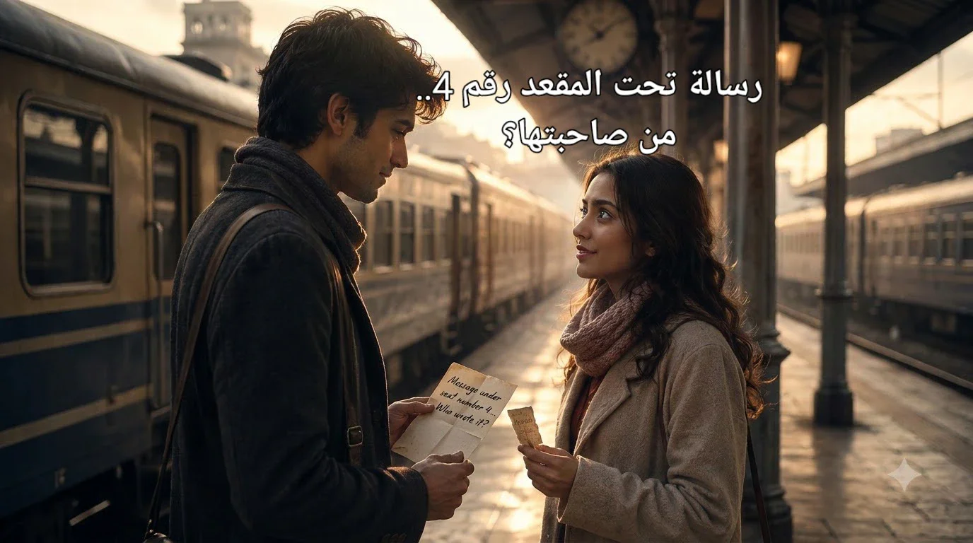 image about رسالة تحت المقعد رقم 4.. كيف جمعت تذكرة قطار ممزقة بين قلبين؟