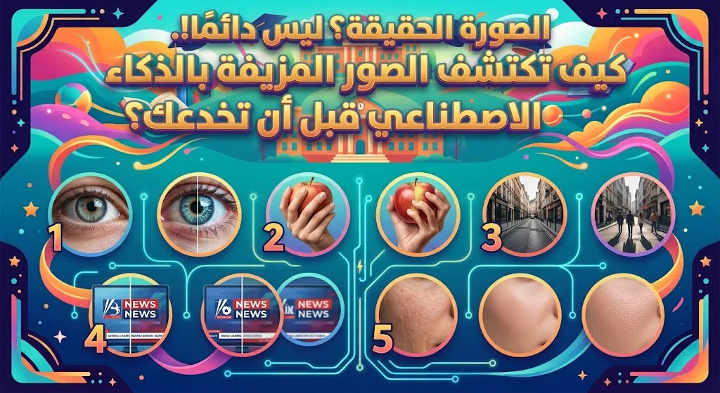 image about الصورة تقول الحقيقة؟ ليس دائمًا!.. كيف تكتشف الصور المزيفة بالذكاء الاصطناعي قبل أن تخدعك؟