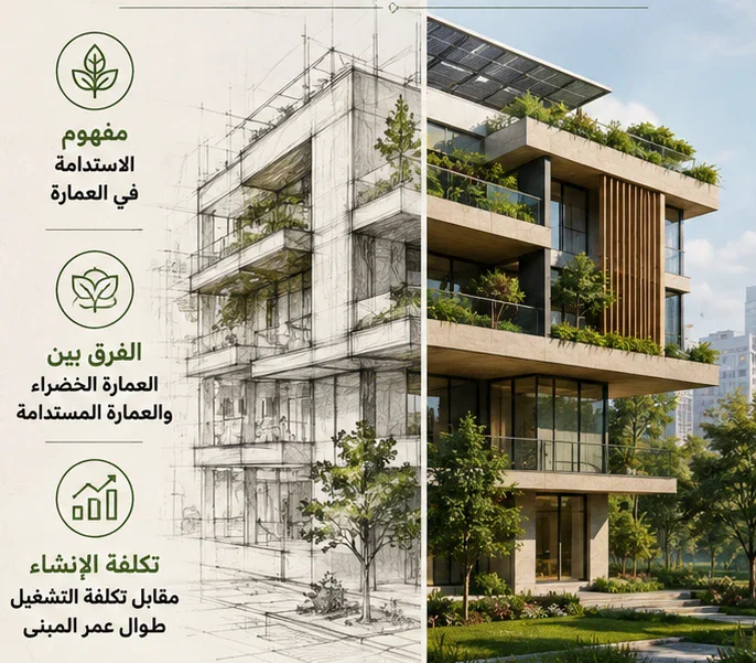 image about العمارة المستدامة: هل المبنى الأخضر يعني مبنى مكلفًا؟