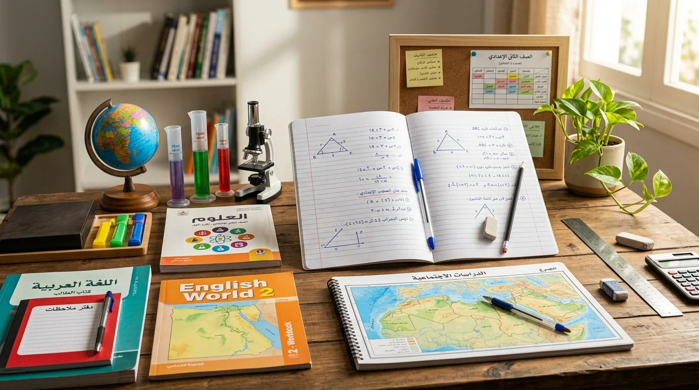 image about تحميل جميع كتب الصف الثاني الإعدادي الترم الأول 2027 PDF جميع المواد