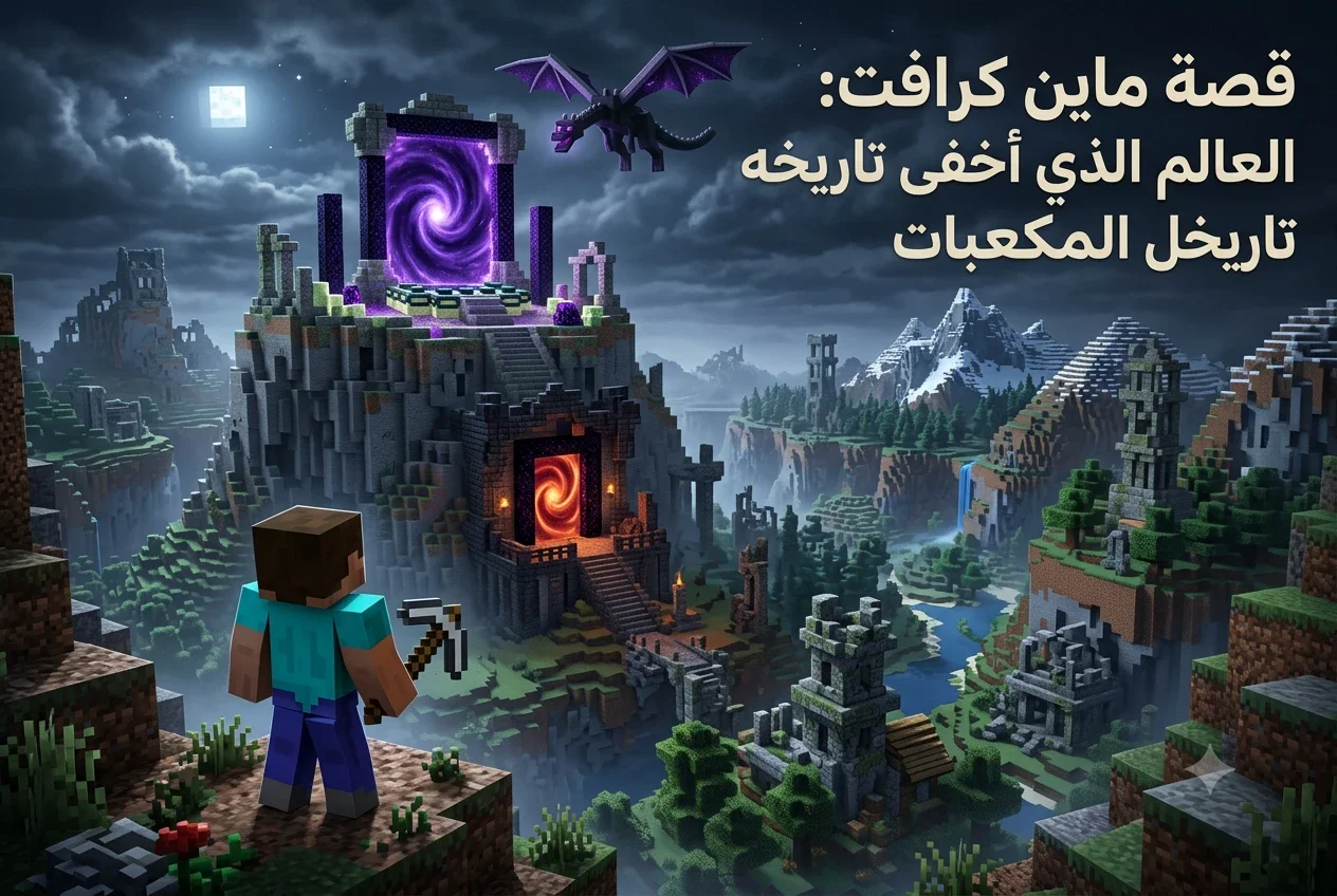 image about قصة ماين كرافت: العالم الذي أخفى تاريخه داخل المكعبات