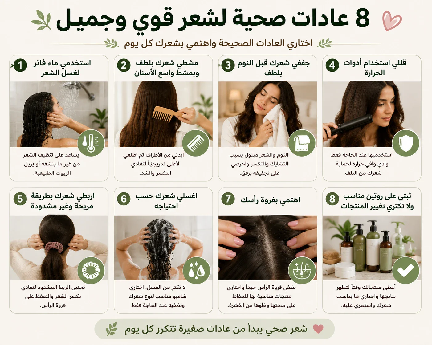 image about عادات خاطئة تدمر الشعر.. تجنبيها واستبدليها بهذه العادات الصحية