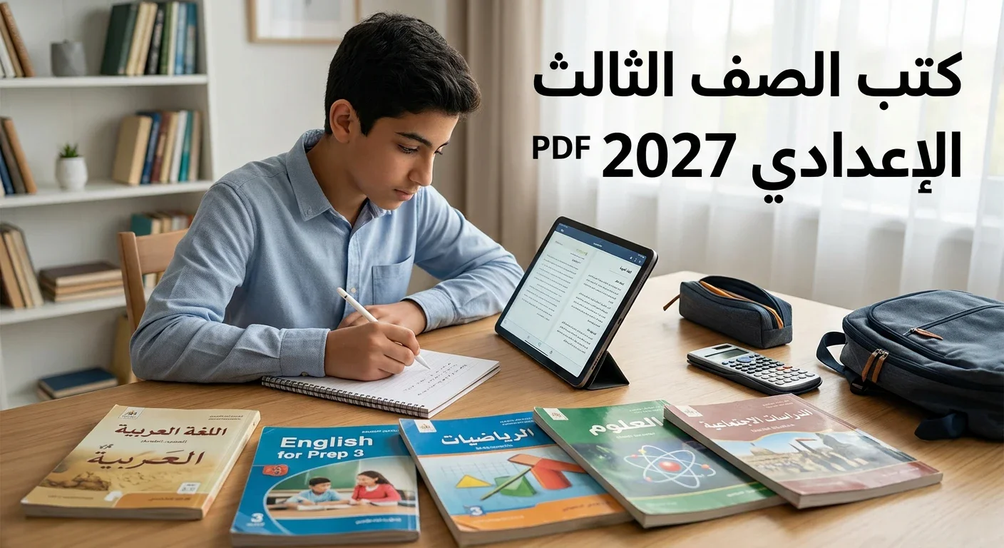 image about تحميل جميع كتب الصف الثالث الإعدادي الترم الأول 2027 PDF جميع المواد