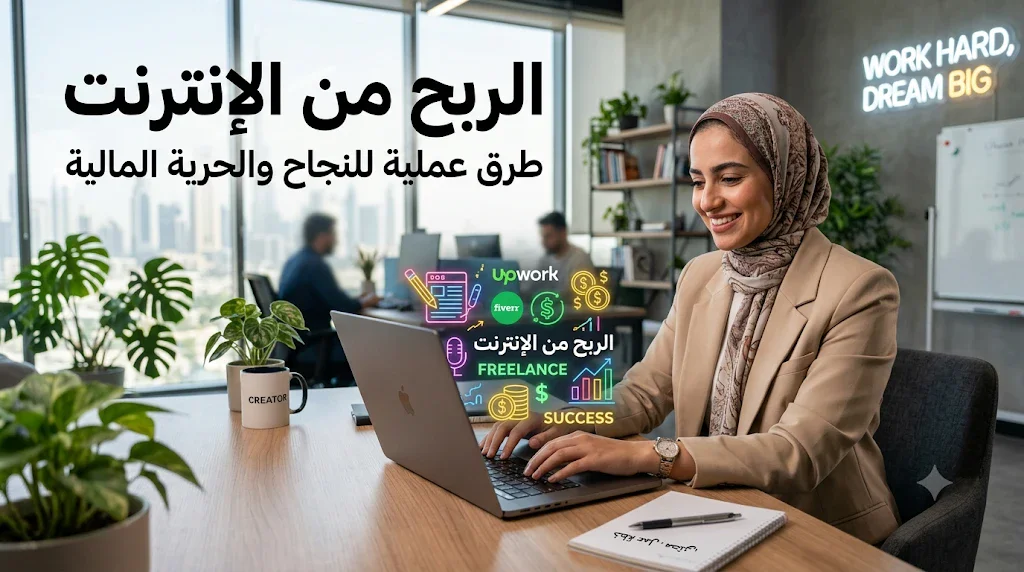 image about كيف تبدأ العمل والربح من الإنترنت؟