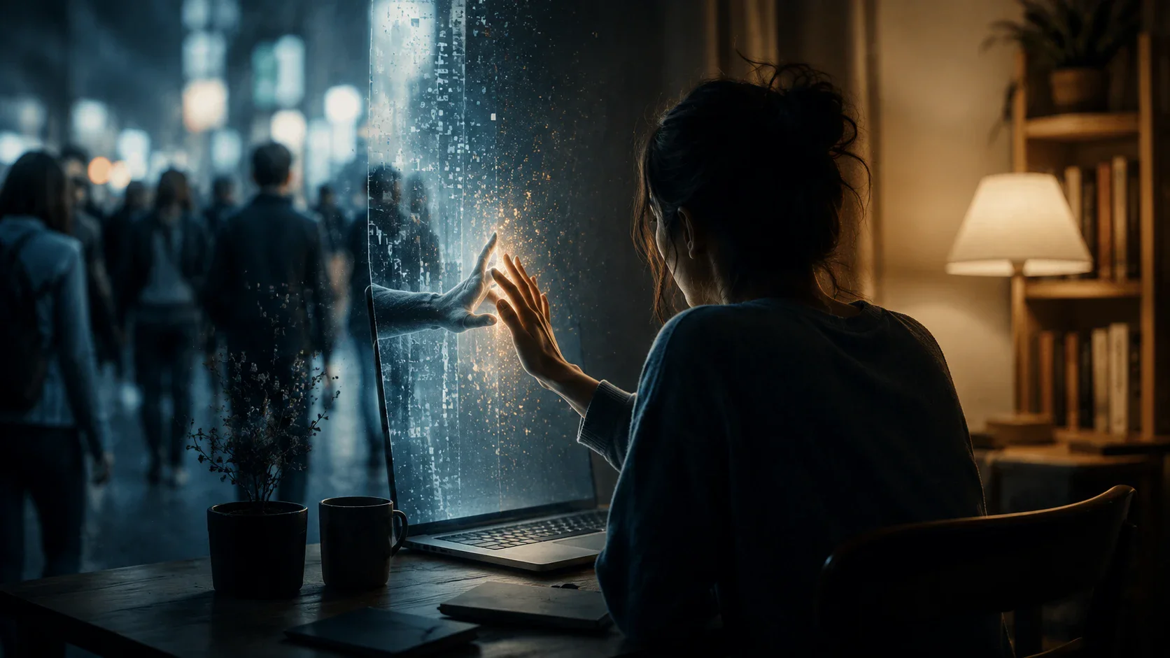 image about من أنت عندما تختفي خلف الشاشة؟