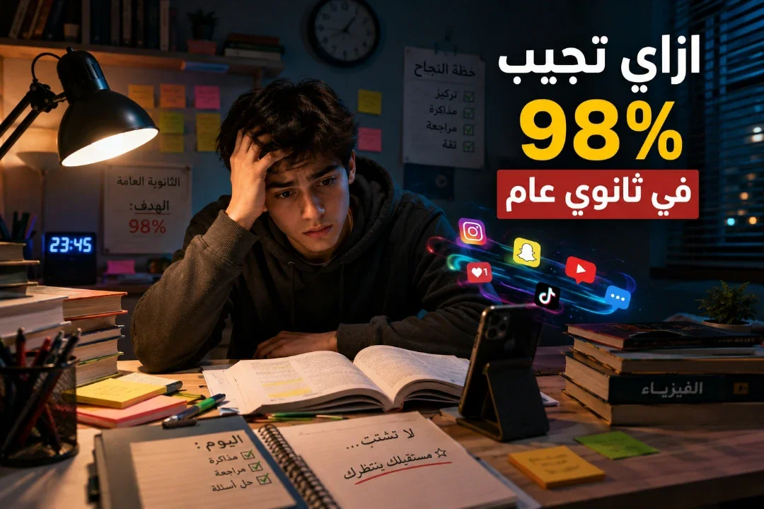 image about كيف تبدأ المذاكرة صح وتجيب 98% في الثانوية العام؟