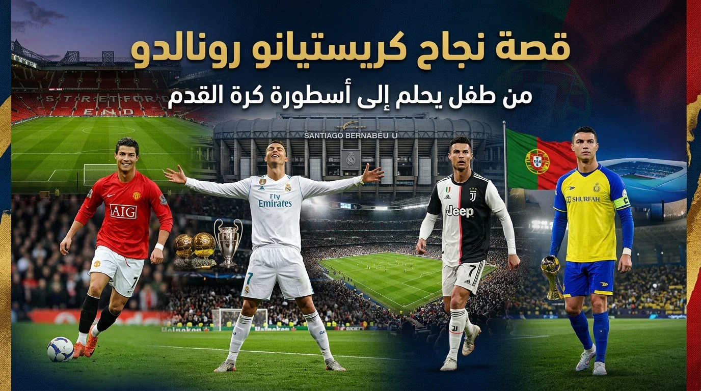 image about قصة نجاح كريستيانو رونالدو.. من طفل صغير إلى أسطورة كرة القدم