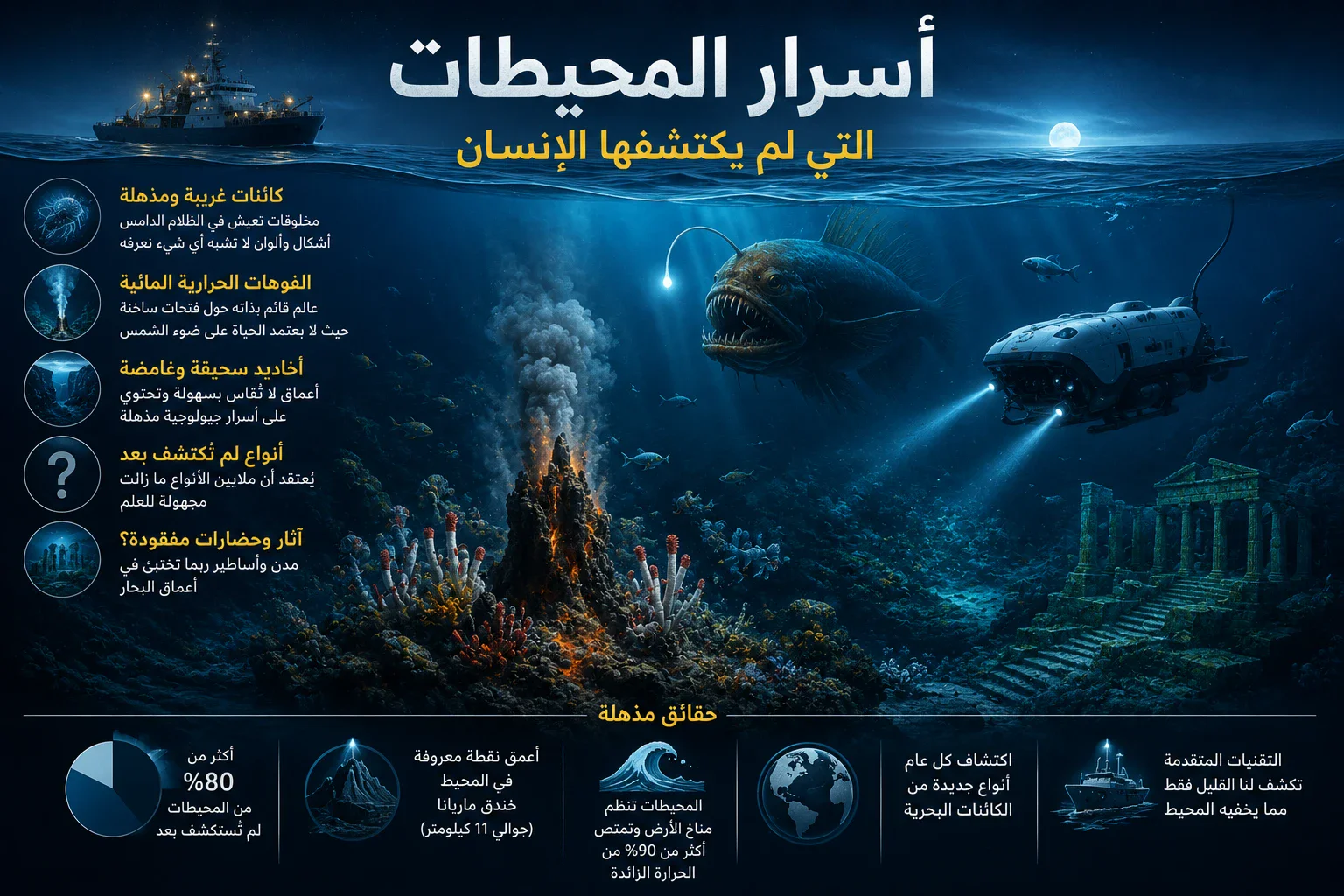 image about صوره أسرار المحيطات التي لم يكتشفها الإنسان