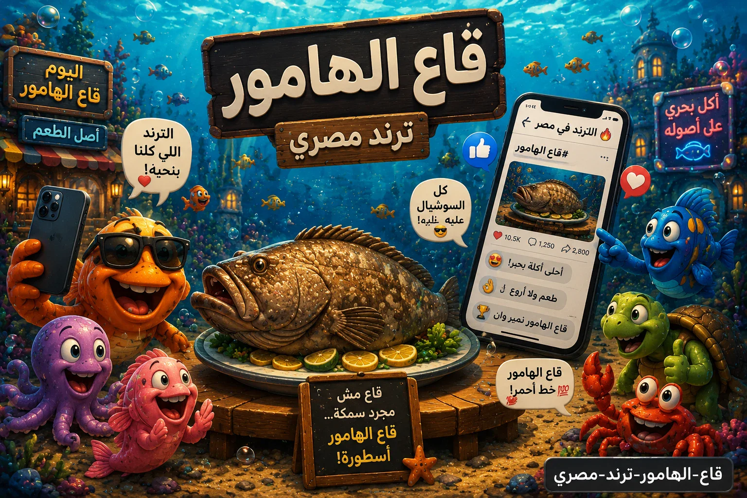 image about قاع الهامور: قصة الترند المصري الذي حوّل 