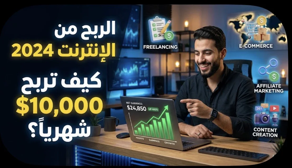 image about الربح من الإنترنت: كيف تحوّل مهاراتك ووقتك إلى مصدر دخل حقيقي؟