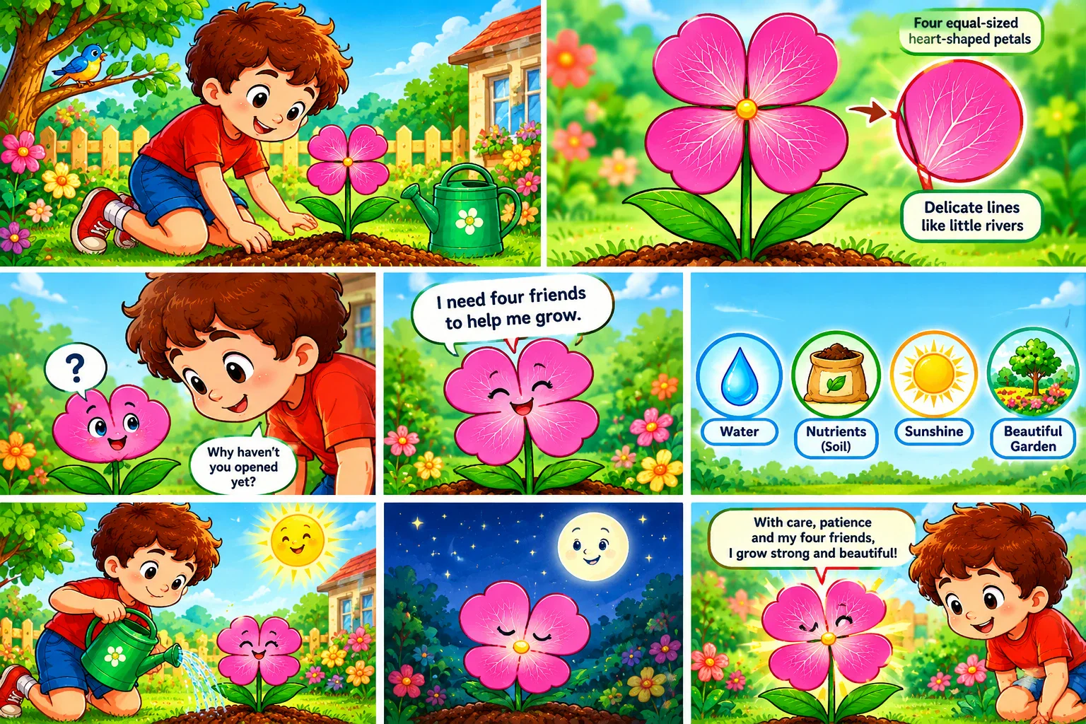 image about 🌸 Sami and the Four-Petaled Flower