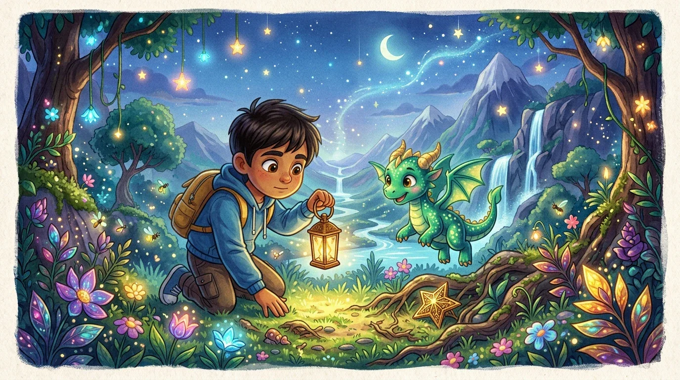 image about 🐉 يزن والتنين الصغير الذي فقد نجمة قلبه