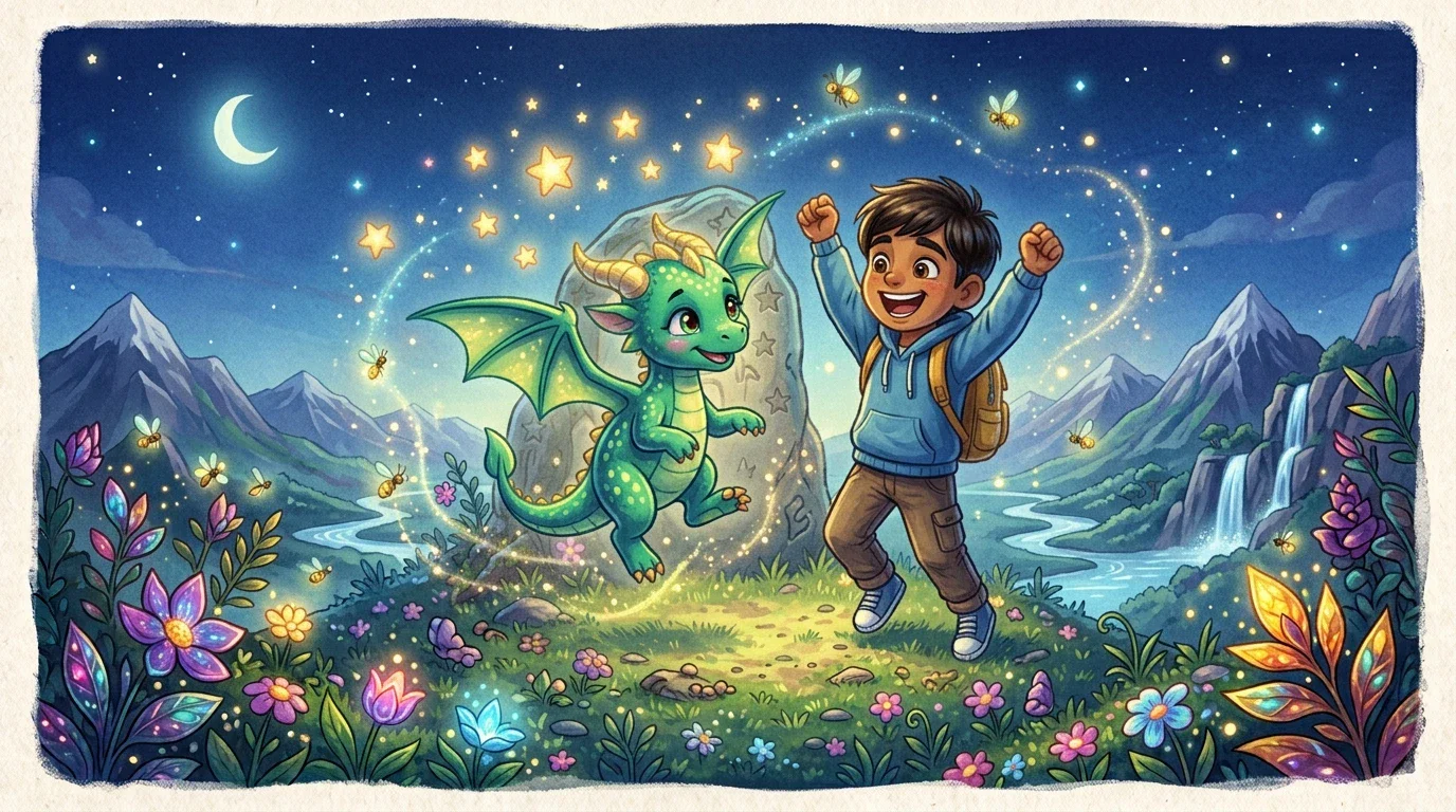 image about 🐉 يزن والتنين الصغير الذي فقد نجمة قلبه