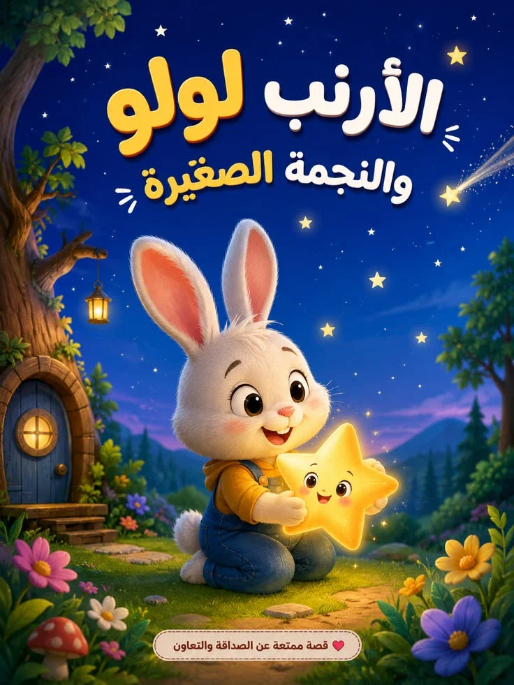 image about قصة الارنب لولو والنجمة الصغيره