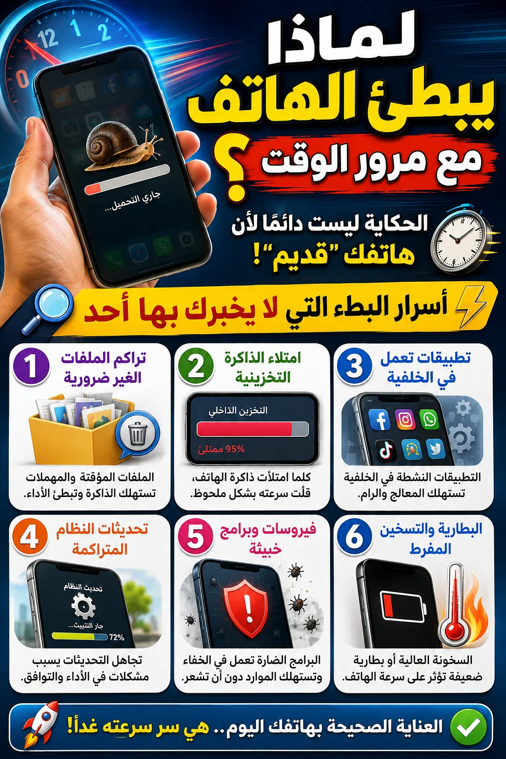 image about لماذا يبطئ الهاتف مع مرور الوقت؟.. الحكاية ليست دائمًا لأن هاتفك 