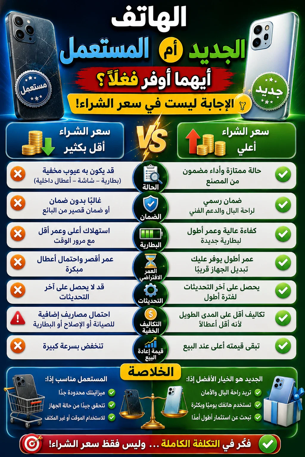 image about الهاتف المستعمل أم الجديد؟.. أيهما أوفر فعلًا؟ الإجابة ليست في سعر الشراء!
