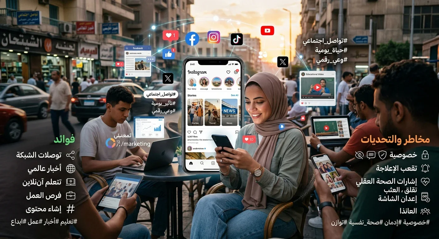 image about وسائل التواصل الاجتماعي.. سلاح ذو حدين يغيّر حياتنا دون أن نشعر 