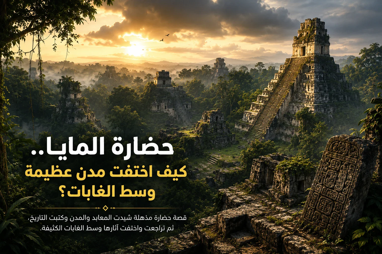 image about حضارة المايا.. كيف اختفت مدن عظيمة وسط الغابات؟