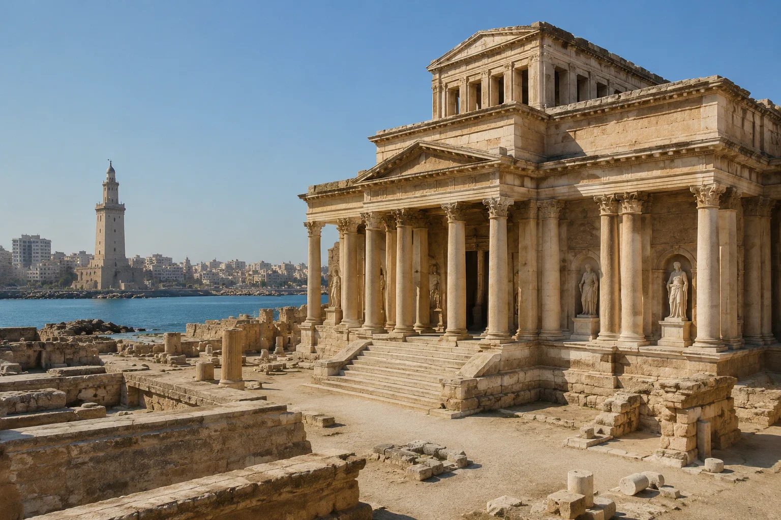 image about مكتبة الإسكندرية القديمة: ماذا حدث لأعظم مركز للمعرفة في العالم؟