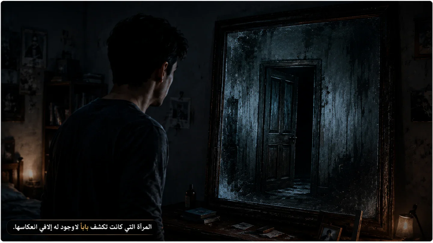 image about الشقة التي لا يظهر بابها في المرآة