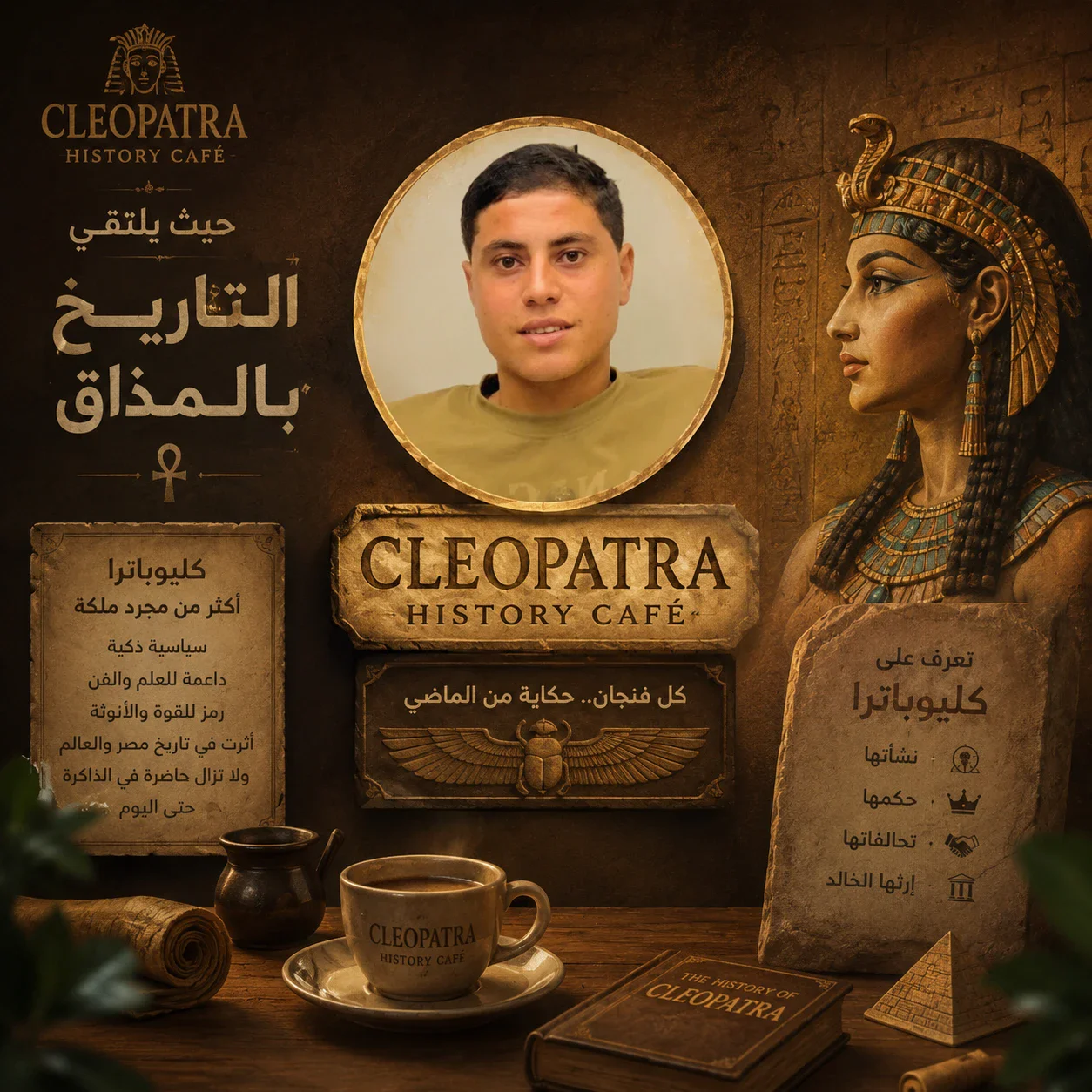 image about 🔥 قصة حب غيّرت التاريخ: كليوباترا وأنطونيوس في مواجهة أوكتافيوس 🔥