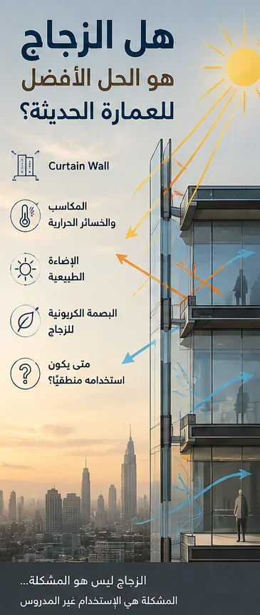 image about هل الزجاج هو الحل الأفضل للعمارة الحديثة؟